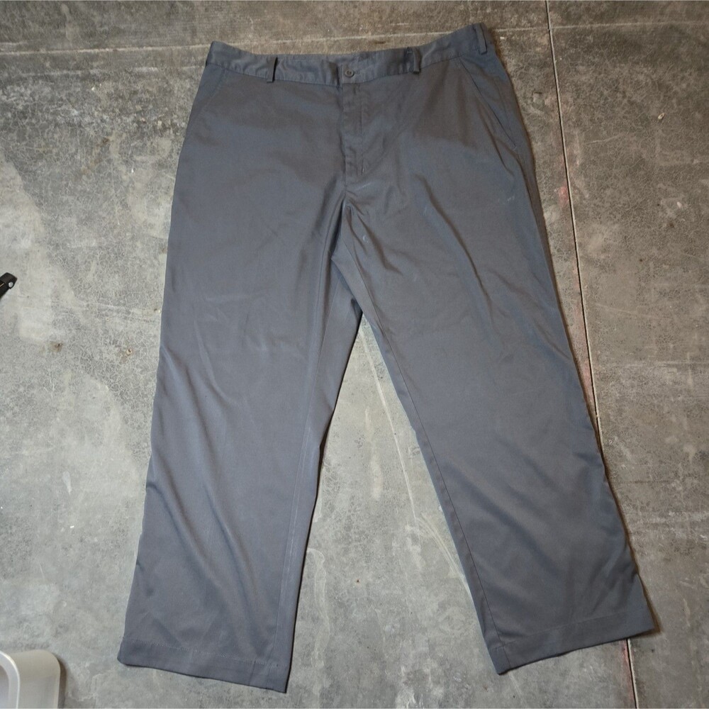 Nike Dri Fit Chino Golf Pants Mens 38x30 Gray Lightweight Performance Stretc
